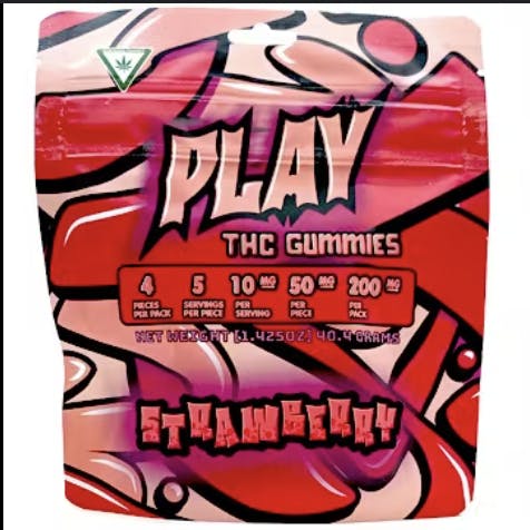 Product: Play | Gummies - 200mg - Strawberry