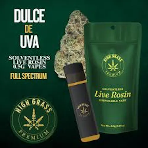 Dulce De Uva | Live Rosin Solventless Disposable-1