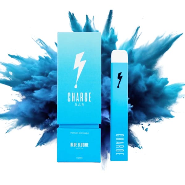 Blue Zlushie (I) - 1g Disposable Vape - Charge Bar