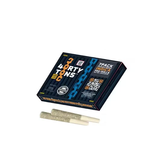 40 Tons | Indica | 7pk Pre-rolls | 7g