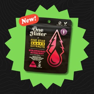 True North x Five Star Extracts - 200mg Single Gummy - Strawberry Sun Burst
