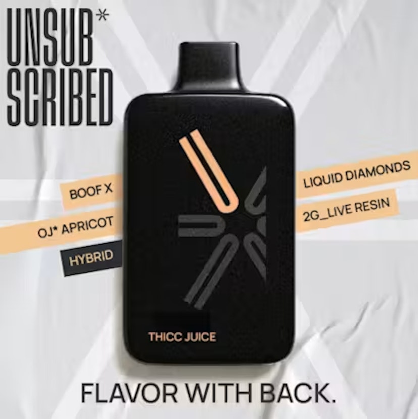 Unsubscribed 2g Disposable Liquid Diamond & Live Resin Thicc Juice