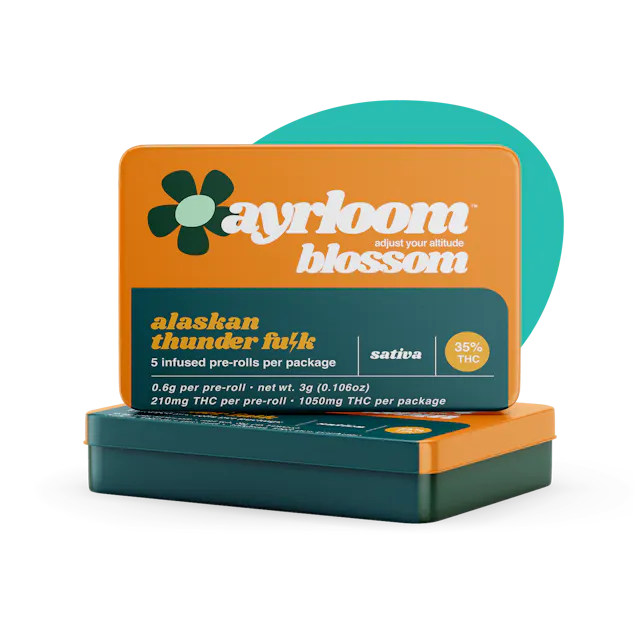 Ayrloom Ayrloom | Alaskan Thunder Fuck Infused Pre-Roll | 5 Pack | 3g