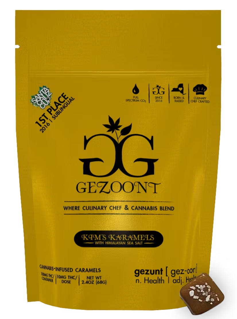 Gezoont - Kims Karamels w/ Himalayan Sea Salt - 100mg 10pk-1