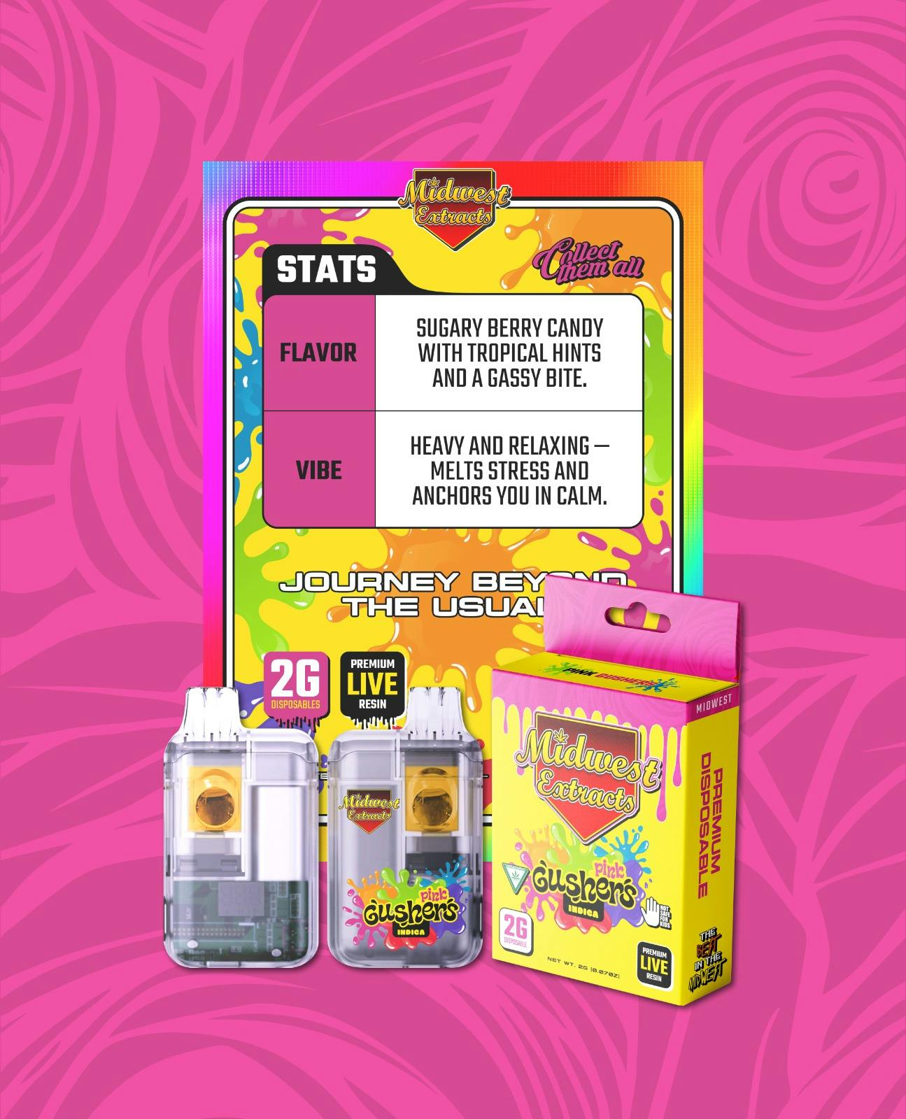 Pink Gushers Live Resin Disposable