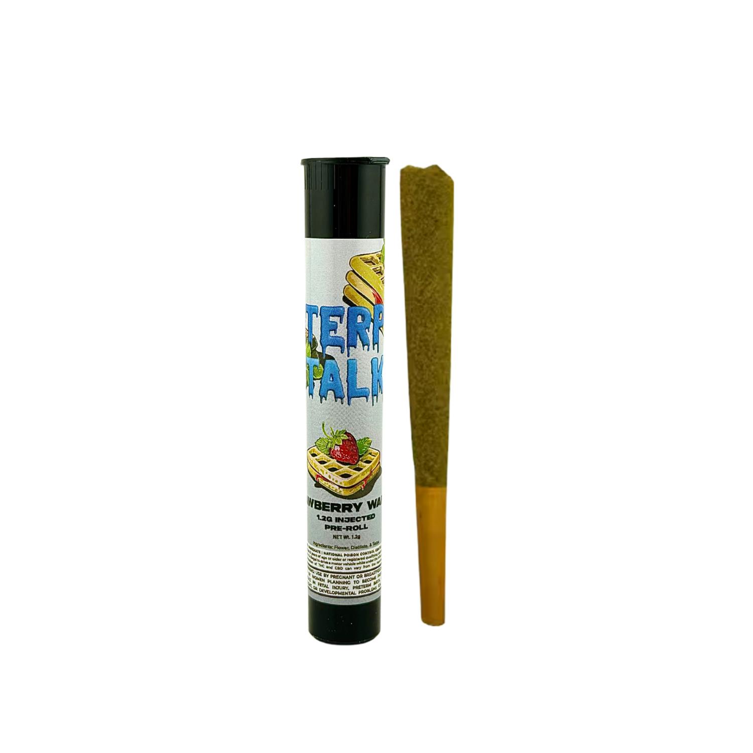 Terp Talk - Chill Stixx Infused Preroll - - **STRAWBERRY WAFFLES** (4/$9)
