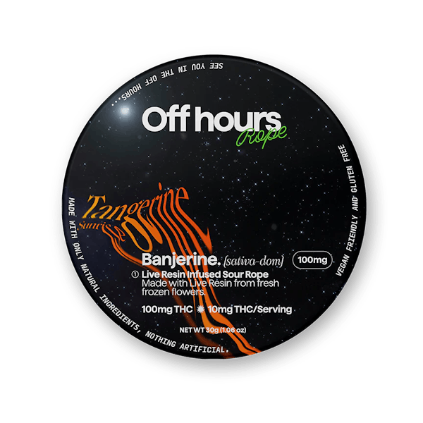 Off Hours - Resin Infused Rope - Banjerine - 100mg