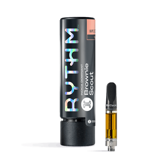 Brownie Scout (I) 1g Full Spectrum Vape Cart Rythm Bloom Brothers