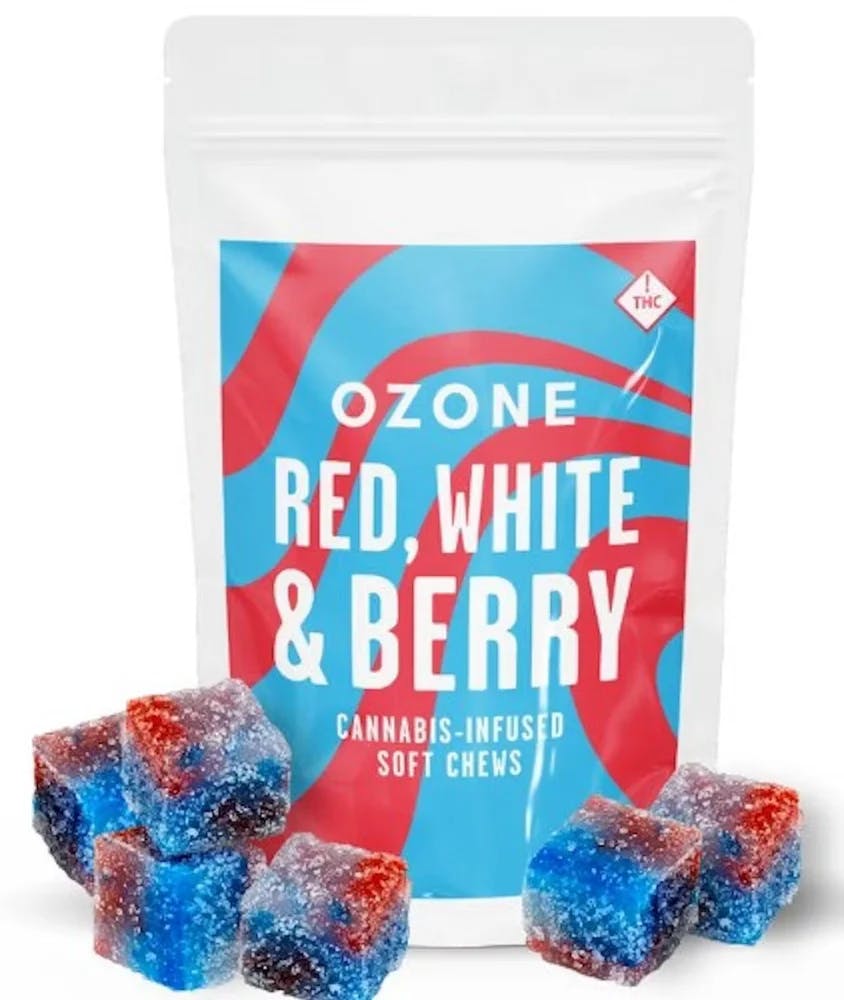 Red, White & Berry Cannabis Infused Soft Chews 20pk | Diem (Worcester)