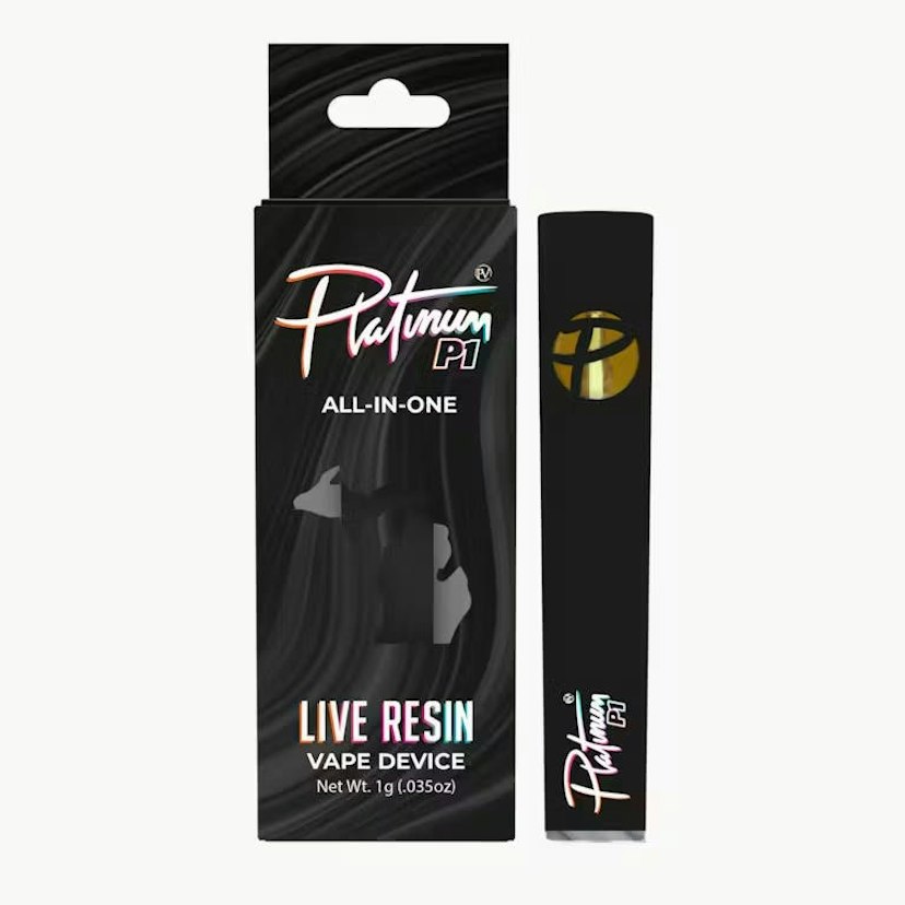 PLATINUM VAPE LIVE RESIN DISPOSABLE | TRAINWRECK