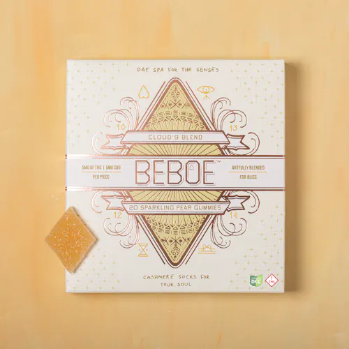 Beboe | Sparkling Pear 1:1 THC:CBG Gummies | 20pack | 110mg-active