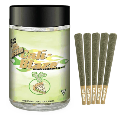 Key Lime Pie Liquid Diamond Pre-Roll 5-Pack | 3.5g - PRE_ROLLS by Cali-Blaze at King of Budz