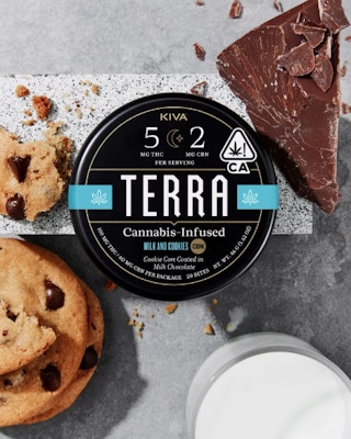 Product CL Kiva Terra Bites - Milk And Cookies 5:2 100mg