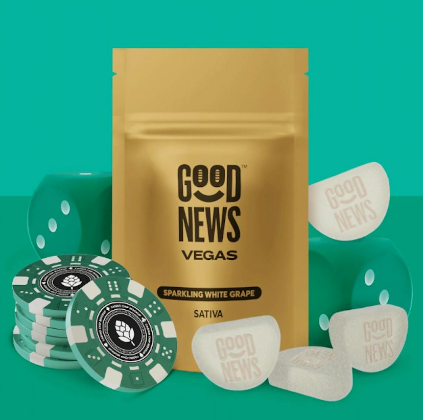Good News | 200mg THC Gummies | Vegas Sparkling White Grapes