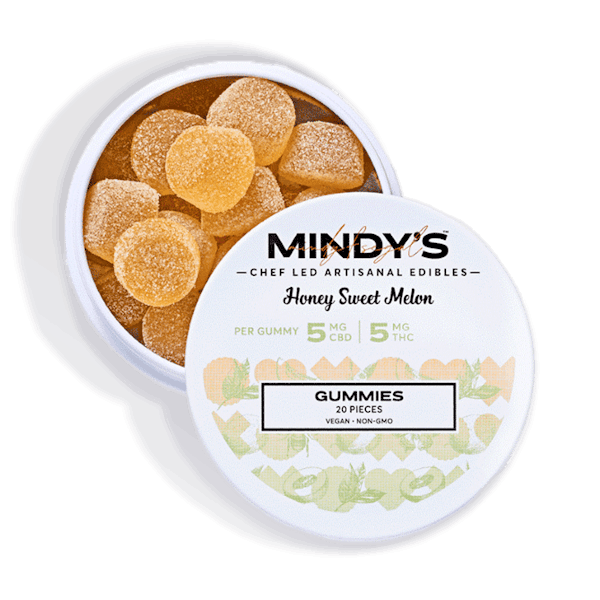 Honey Sweet Melon (1:1) 100mg Gummies - Mindy's