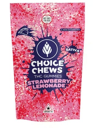 Product Choice Chews | Strawberry Lemonade | Gummies | 100mg (Sativa)