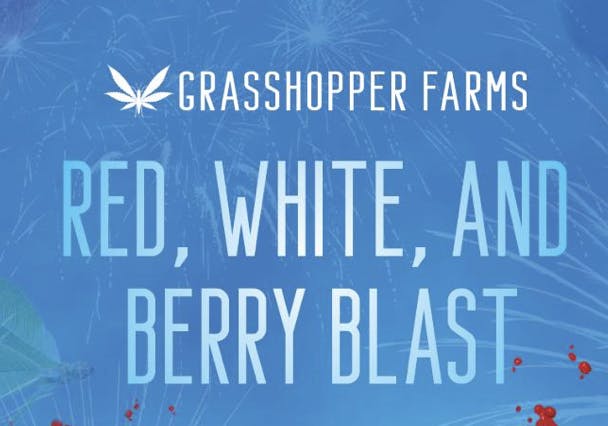 Product: Grasshopper Farms | Infused Pre-Roll - Red, White, Berry Blast - 1g