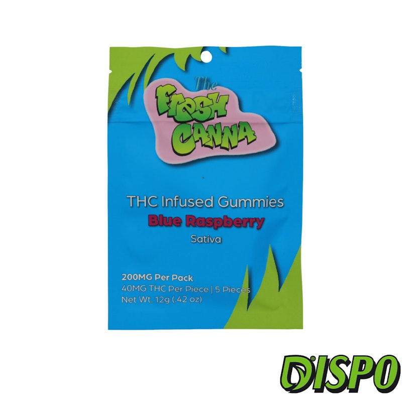 Fresh Canna - Blue Raspberry 200mg Live Resin Gummies