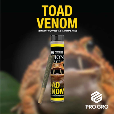 Toad Venom 1g Pre-Roll - PRE_ROLLS by Pro Gro at King of Budz