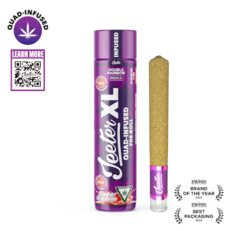 Jeeter - 2g Quad Infused Preroll - Double Rainbow - product image at King of Budz