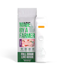 Made By A Farmer - 1g Live Rosin Disposable - Strawberries & Cream