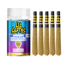 Left Coast - 5 Pack .75g Infused Prerolls - Berry Gelato