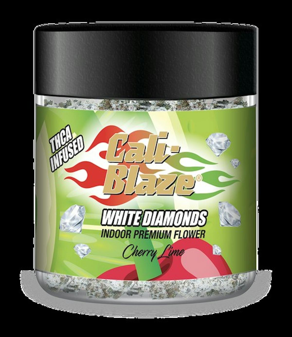 Photo of Cali-Blaze Cherry Lime White Diamonds 3.5g