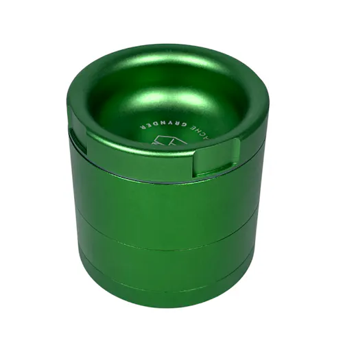 LuvBuds | Stache 4 Piece Aluminum Grynder-active
