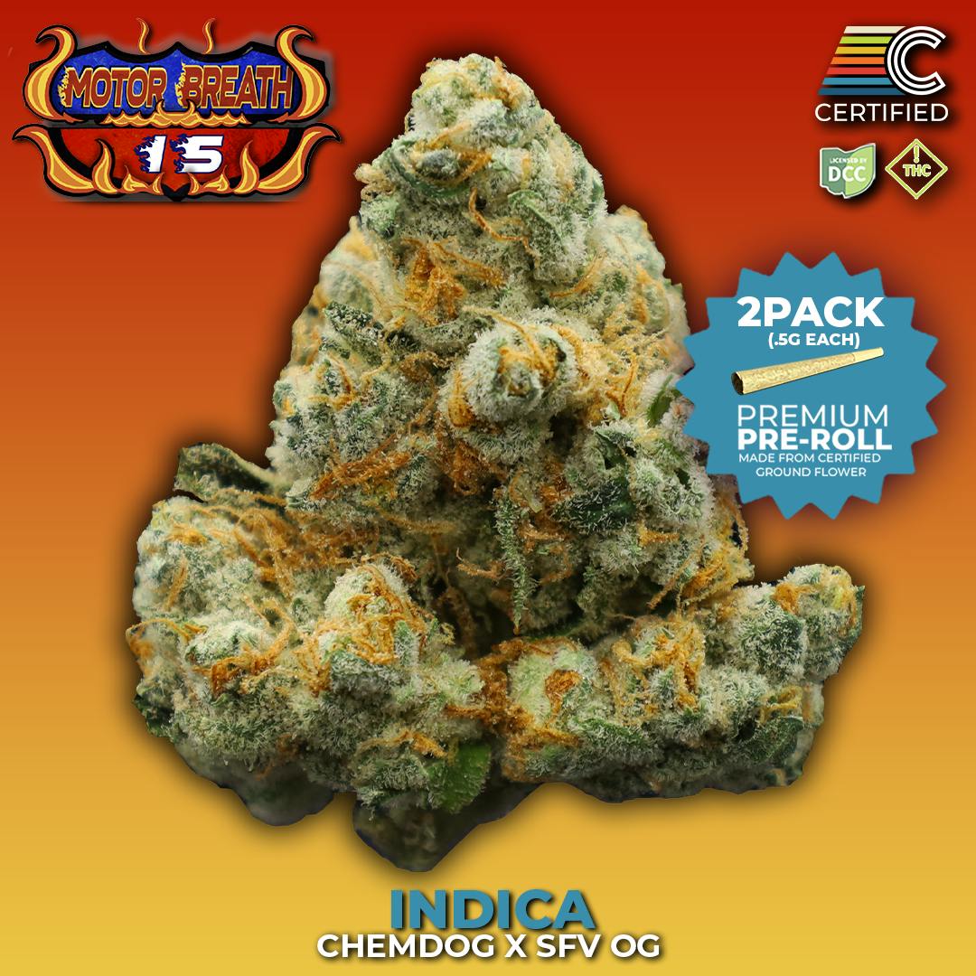 Motorbreath #15 - Pre-Roll .5g 2pk