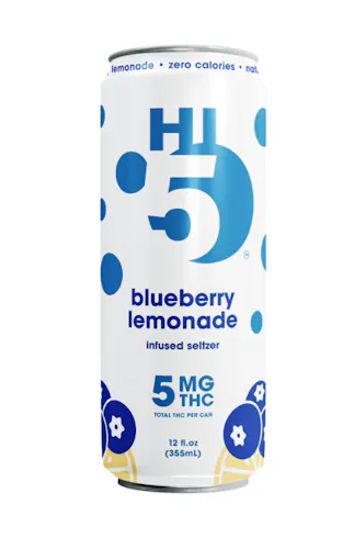 Hi5 Blueberry Lemonade Seltzer 12oz ~5mg 4pk (~20mg)-active
