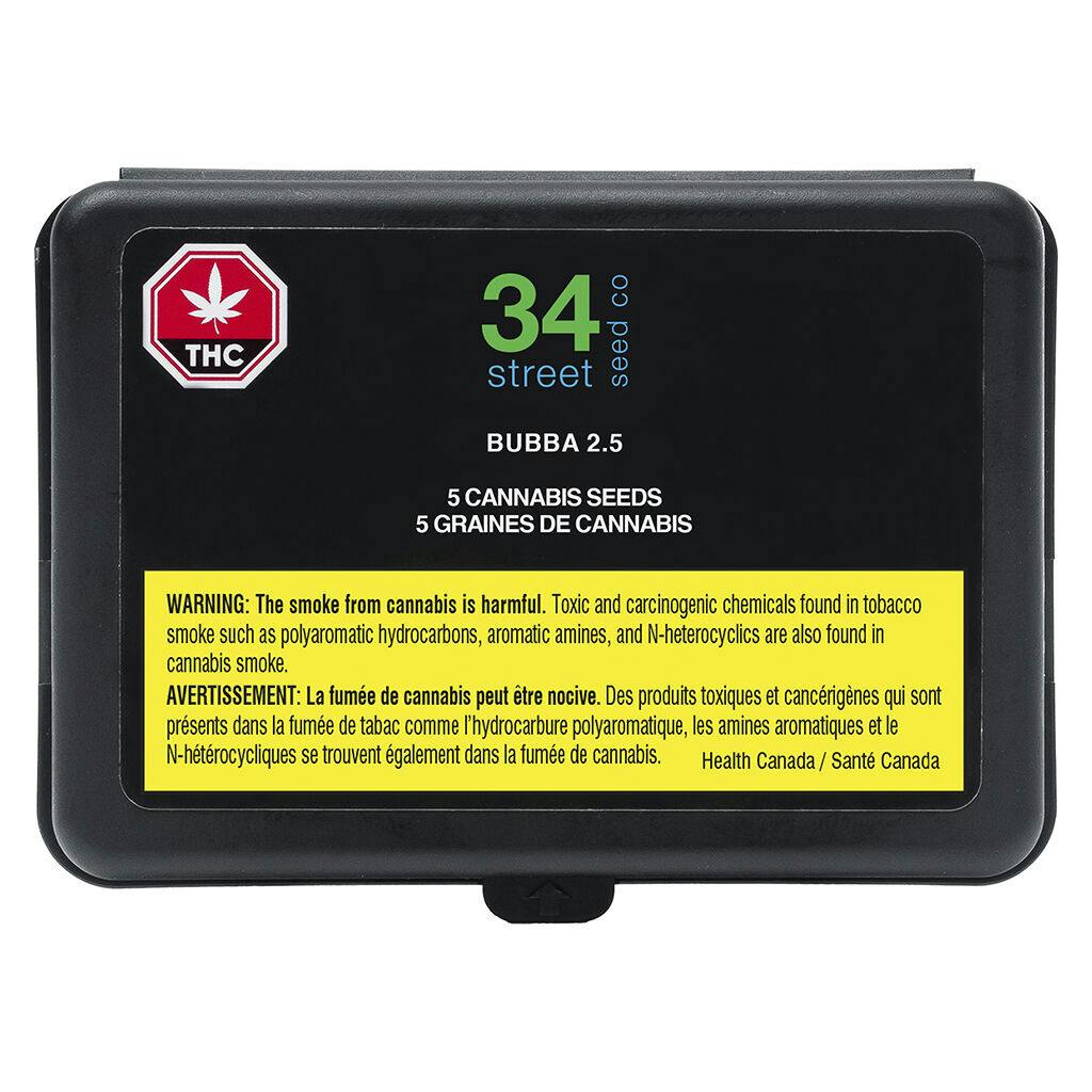 34 street seed co. - bubba kush seeds - 5 pack