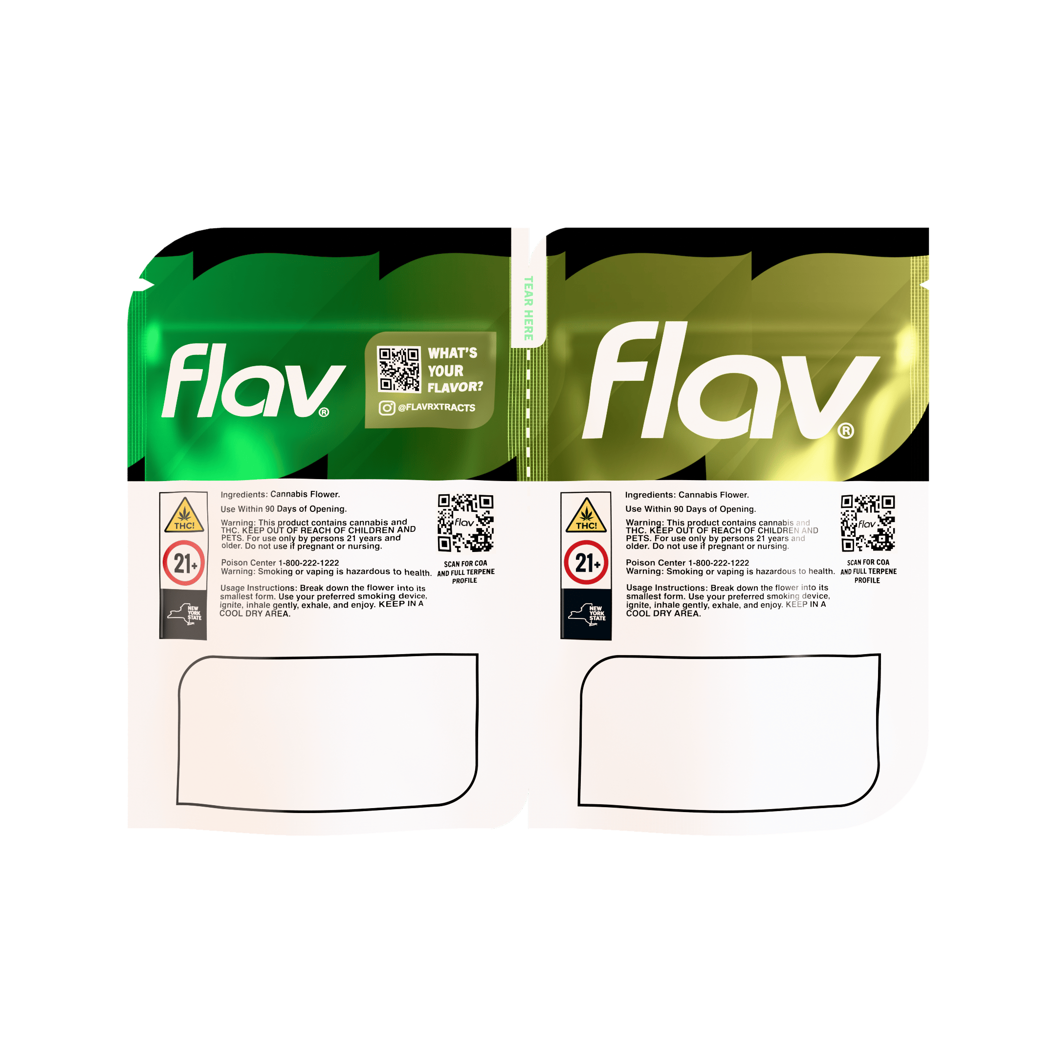Flav Flav | Melonade (S) & Zerbert (H) | Duo Flower Pack 14g