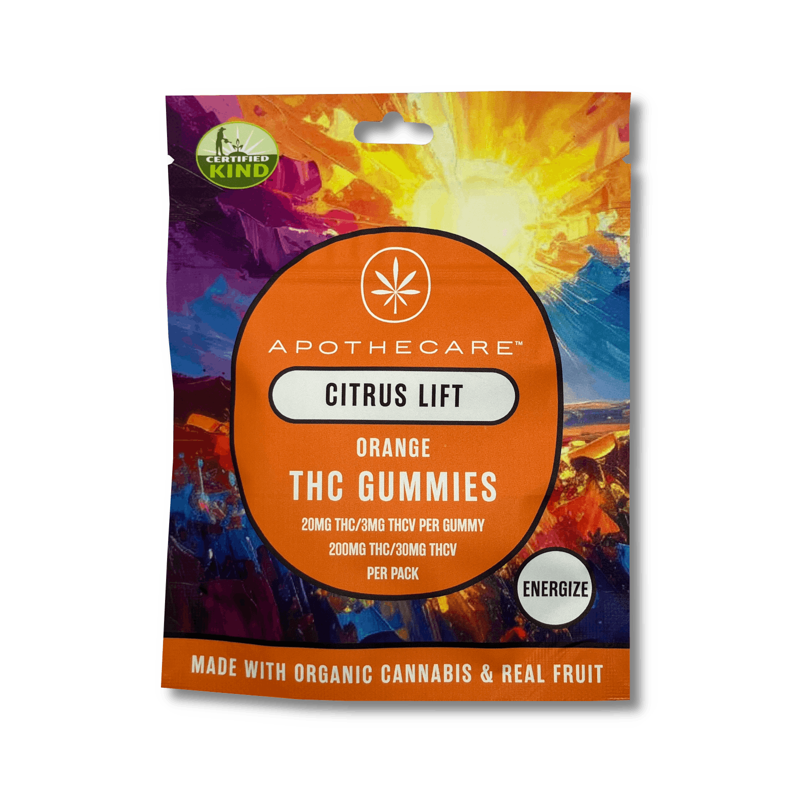 Product: Apothecare | Gummies - 200mg, 6:1, THC:THCV - Citrus Lift