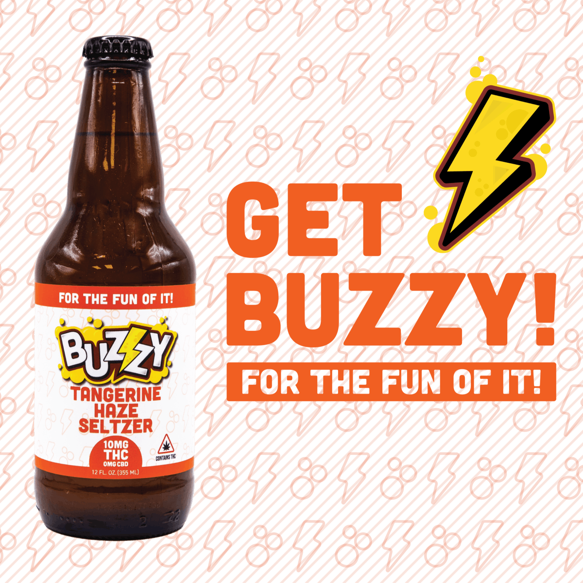 Image of Tangerine Haze 2:1 CBG Seltzer
