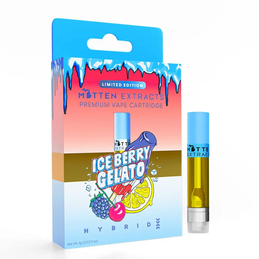 Mitten Extracts - 1g Cart - Ice Berry Gelato (Hybrid)