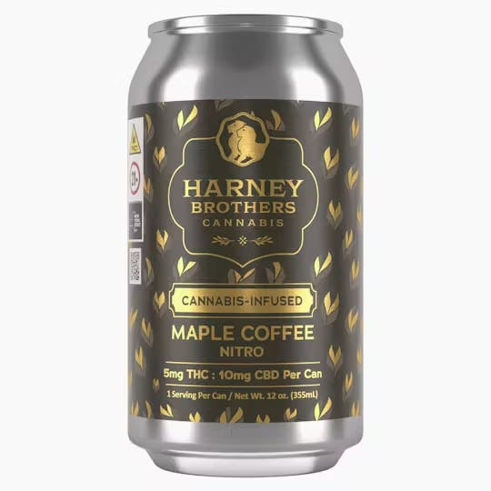 Product Harney Brothers Cannabis - 12oz Maple Coffee Nitro - 10mg THC 10 CBD
