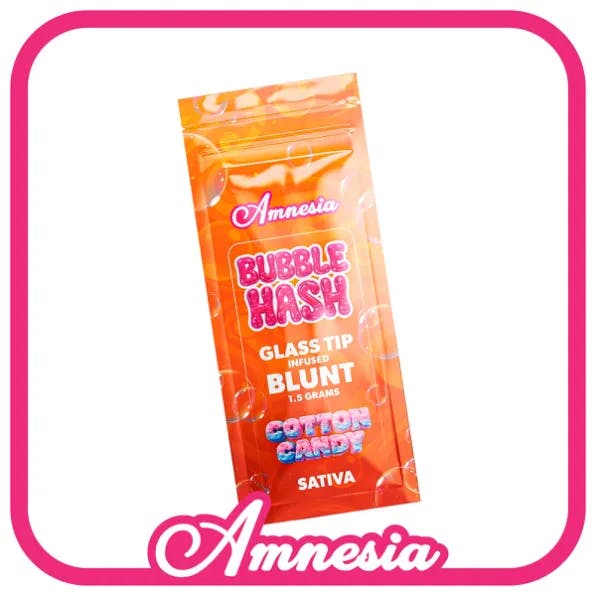 Amnesia - 1.5g Infused Bubble Hash Blunt - Cotton Candy