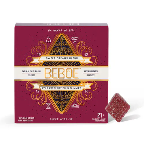 Beboe Blackberry 1:1 THC:CBD 20pk 100mg-I-1