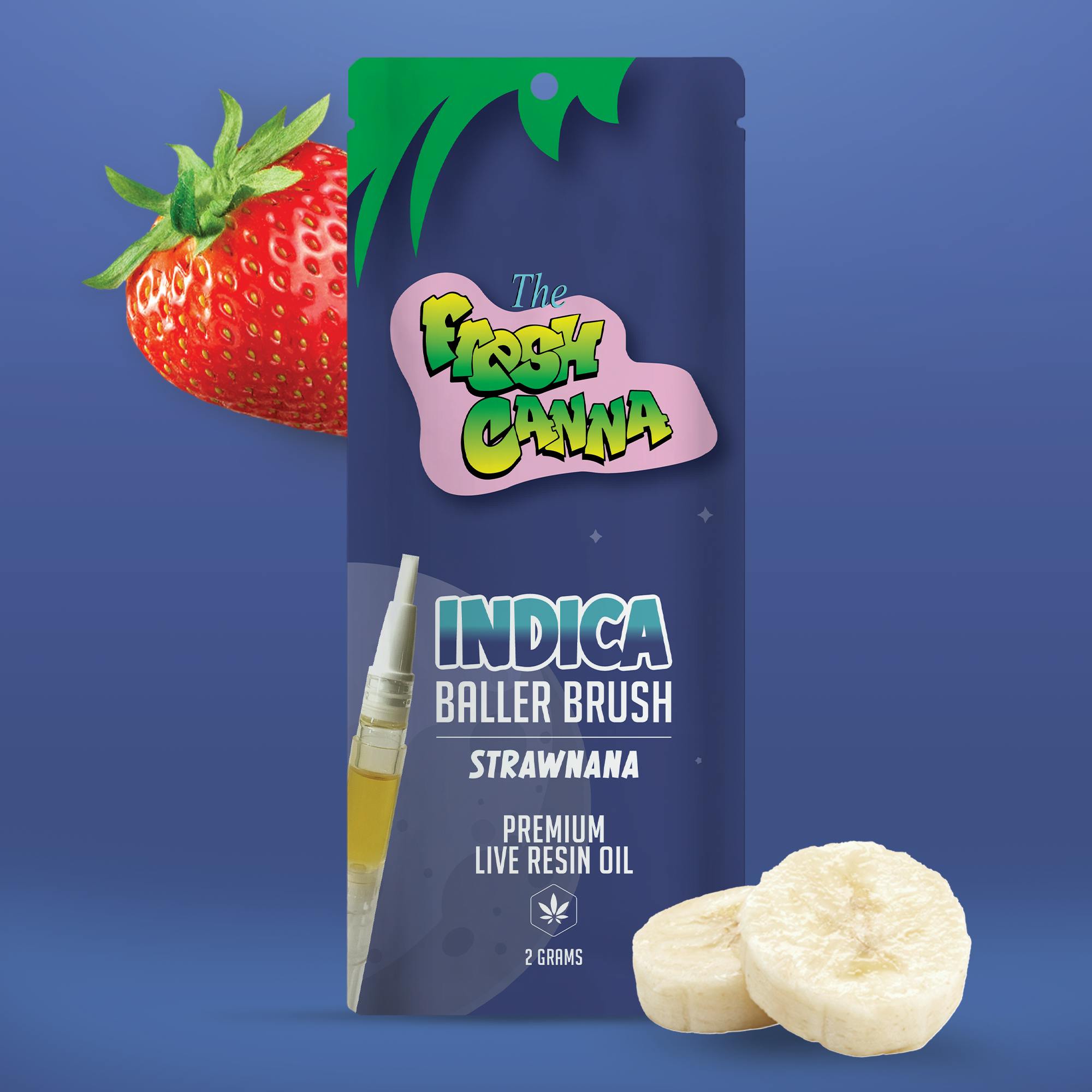 Fresh Canna - 2g Live Resin Brush - Strawnana