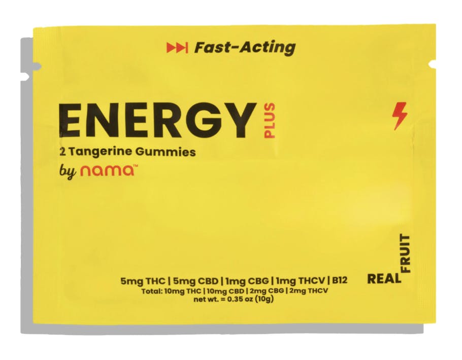 Nama- Energy Plus Gummies- 10mg 2pk