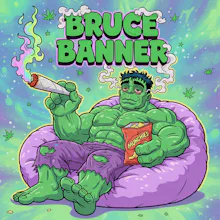 Strain Kings - 3.5g - Bruce Banner - FLOWER by Strain Kings at King of Budz