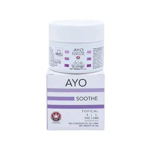 Ayo: Topical | Soothe | 5:1 THC:CBD-active