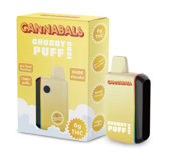 Product Chubby Puff Disposable | Pineapple Express (H) | 6g | Cannabals