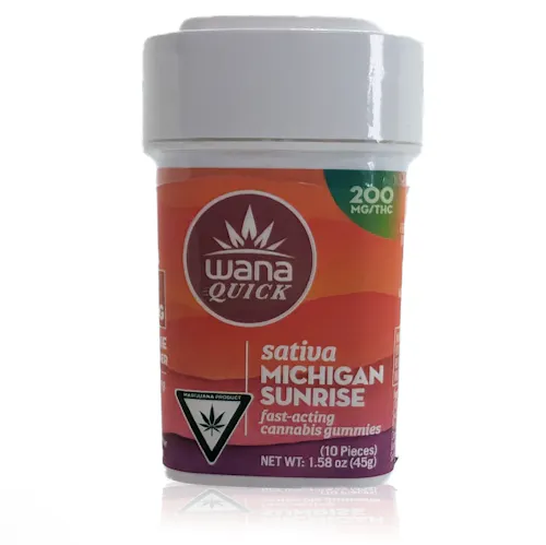 Quick Michigan Sunrise Sativa Gummies [10 pack] | 200mg-1