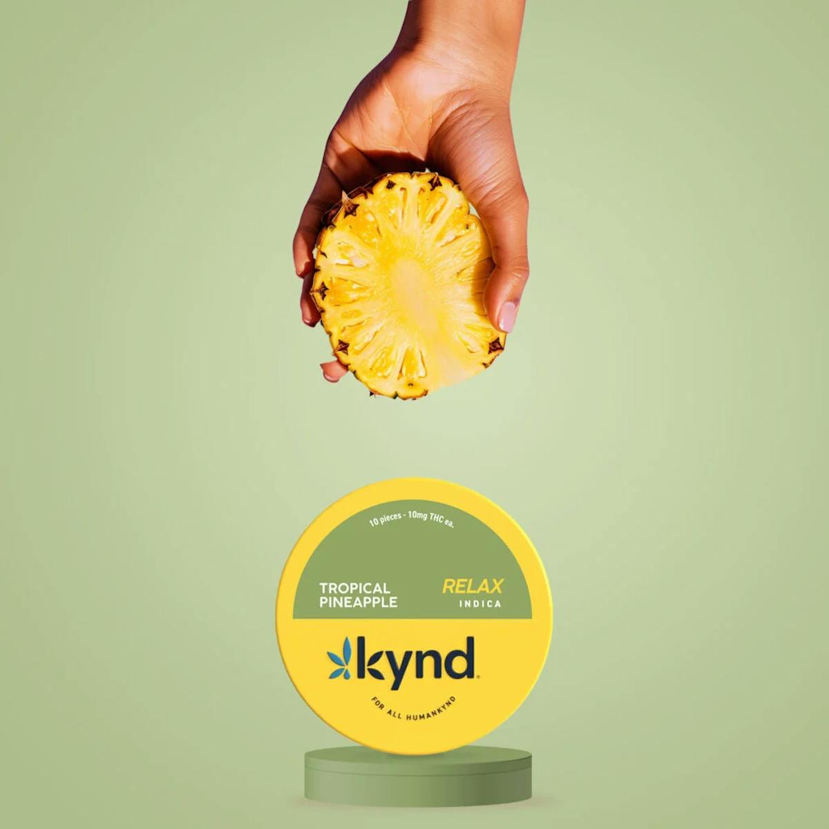 Photo of Kynd l Relax Tropical Pineapple Gummies 10pk l 100mg