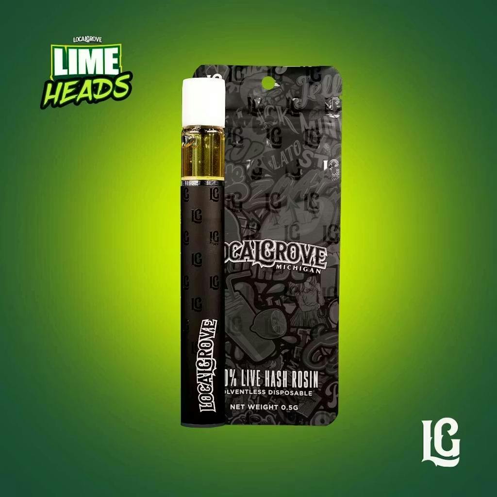 Local Grove - .5g Hash Rosin Disposable - Lime Heads