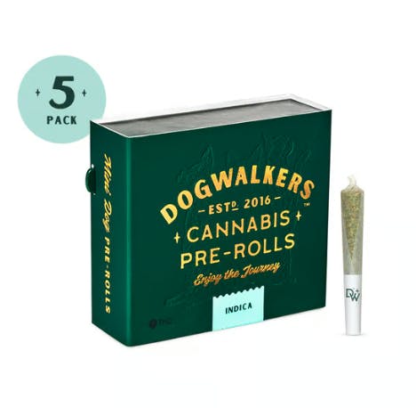 Product GTI Dogwalkers Prerolls - Brownie Points (Sit) (5pk) 1.75g