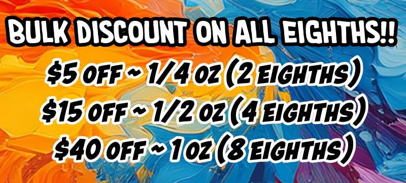 Bulk deals on all 1/8ths