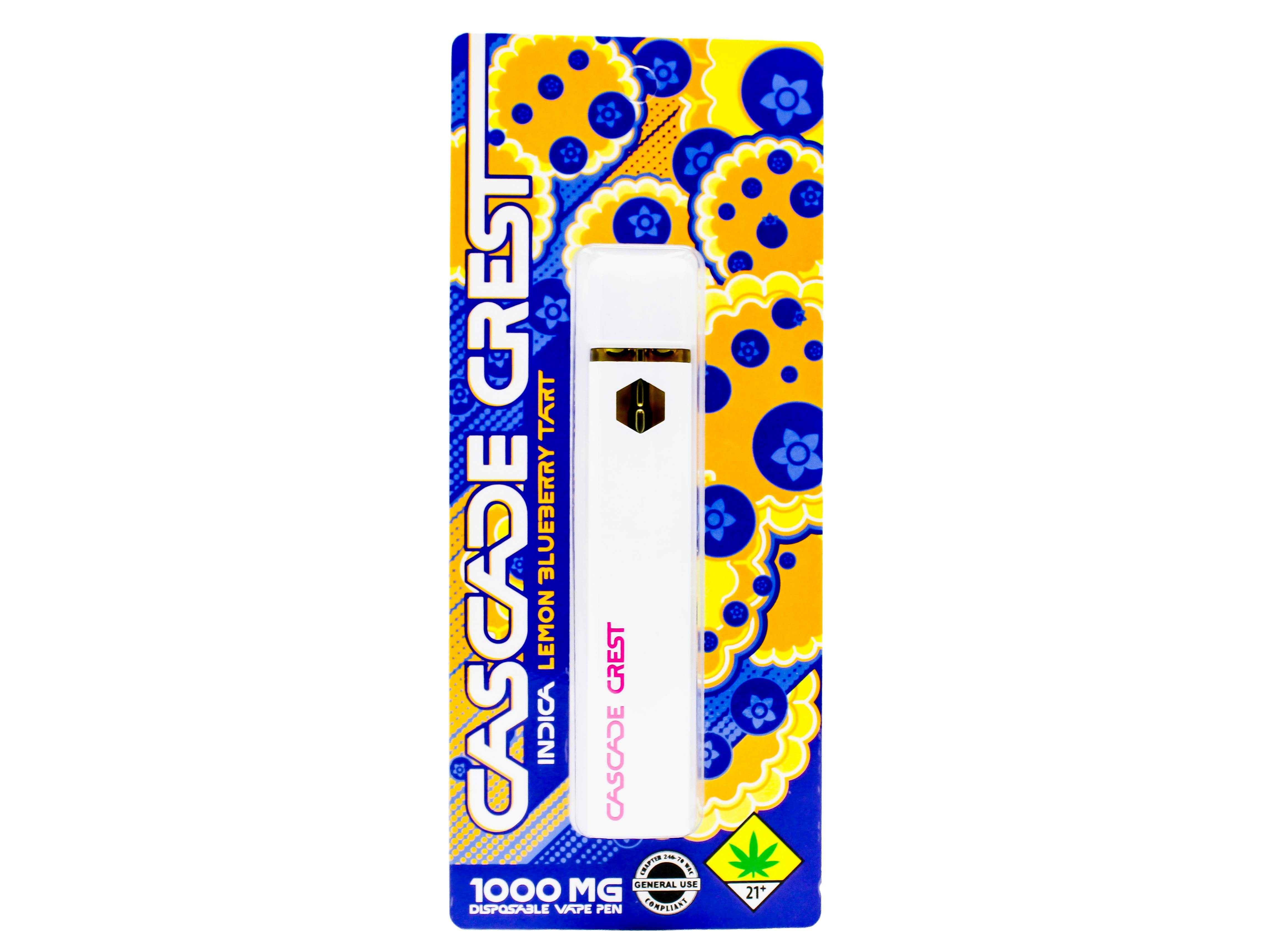WLC Lemon Blueberry Tart Disposable Distillate Cart 33582 | Cannabis and  Glass - Liberty Lake