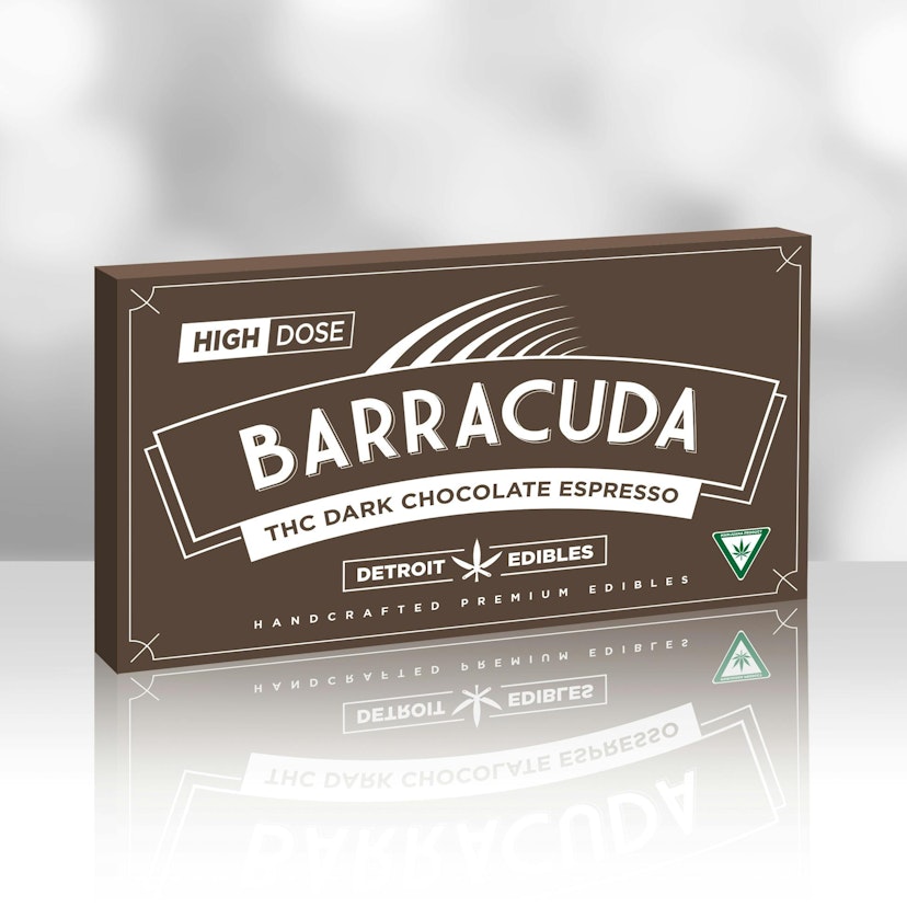 Detroit Edibles - Barracuda Bar Dark Chocolate Espresso 200MG